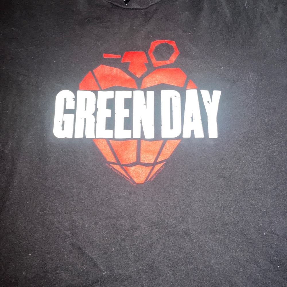 Green Day American Idiot Shirt Men’s XXL Heart Grenade Vintage cinderblock bay